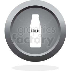 button with bottle of milk
