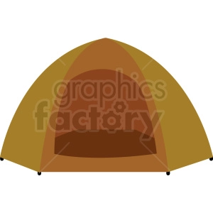 camping tent vector clipart
