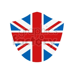 flag of the United Kingdom vector clipart 02