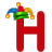 Animations Mini+Alphabets Jester Jiggle letter+h  