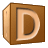 spinning blocks block wooden d Animations Mini+Alphabets letter+d   