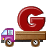 letters animated letter small alphabets truck trucks truckin g Animations Mini+Alphabets Truckin letter+g  