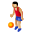   basketball basketballs dribble player Animations Mini Sports  