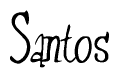 Nametag+Santos 