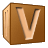 spinning blocks block wooden v Animations Mini+Alphabets letter+v   