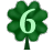 Animations Mini+Alphabets St+Patricks animated 6 clover number+6 six 