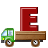 letters animated letter small alphabets truck trucks truckin e Animations Mini+Alphabets Truckin letter+e  