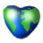   earth globe world heart hearts love Animations Mini Business  
