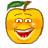   smilie smilies animations face faces apple apples tongue fruit Animations Mini Smilies  