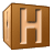 spinning blocks block wooden h Animations Mini+Alphabets letter+h   