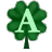 Animations Mini+Alphabets St+Patricks animated a clover letter+a  