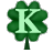 Animations Mini+Alphabets St+Patricks animated k clover letter+k  