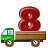 letters animated letter small alphabets truck trucks truckin 8 Animations Mini+Alphabets Truckin number+8 eight 