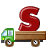 letters animated letter small alphabets truck trucks truckin s Animations Mini+Alphabets Truckin letter+s  