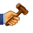   hand hands hammer justice judge law court Animations Mini Hands  