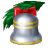 Christmas xmas holidays bell bells Animations Mini Holidays Christmas silver animated icon icons 