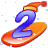 2 number+2 Animations Mini+Alphabets snow+boarding two 