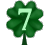 Animations Mini+Alphabets St+Patricks animated 7 clover number+7 seven 