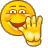 smilies emoticons face faces smilie hi waving wave Animations Mini Smilies goodbye 