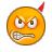   smilies emoticons face faces smilie mad angry Animations Mini Smilies animated lightning 