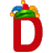 Animations Mini+Alphabets Jester Jiggle letter+d  