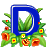 D letter+D Animations Mini+Alphabets Mothers+Day flowers heart 