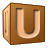 spinning blocks block wooden u Animations Mini+Alphabets letter+u   