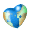   earth world globe heart hearts love Animations Mini Nature  
