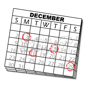 calendar006 clipart. Commercial use image # 369268