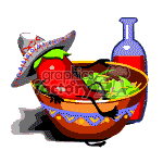 sombrero sombreros chili pepper peppers cinco+de+mayo mexican mexico 1862 salad salads bowl bowls vegetable vegetables hot sauce