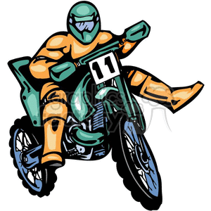mx motocross001 clipart. Commercial use image # 369873
