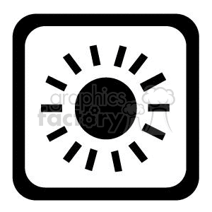 sunshine icon clipart. Commercial use image # 371873