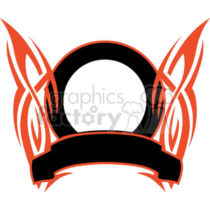flaming template 010 clipart. Royalty-free image # 372821
