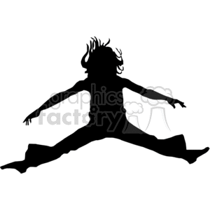people shadow shadows silhouette silhouettes black white vinyl ready vinyl-ready cutter action vector eps png jpg gif clipart jump jumping girl female