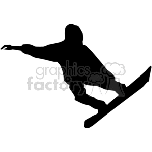 snowboarder shadow