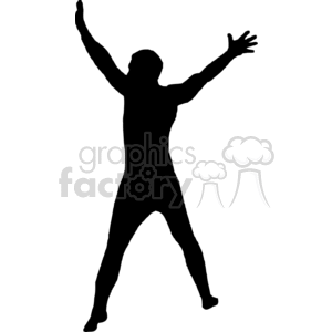 people shadow shadows silhouette silhouettes black white vinyl ready vinyl-ready cutter action vector eps png jpg gif clipart excited jump jumping