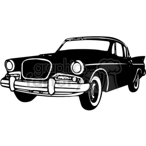 transportation vector vinyl-ready viny ready cutter clipart clip art eps jpg gif images black white car cars old antique antiques classic auto automobile automobiles