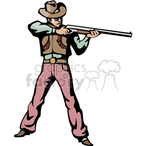 cowboys 4162007-194 clipart. Commercial use image # 374178