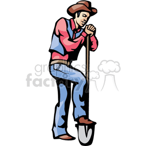 cowboys 4162007-162 clipart. Commercial use image # 374188