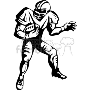 Football player 064 clipart. Royalty-free image # 374564