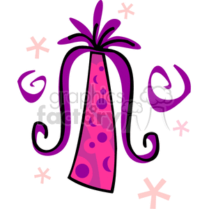 Pink and purple present clipart. Commercial use icon # 143341