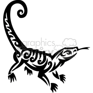 Lizard 14 clipart. Royalty-free image # 374655