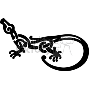 Lizard 29 clipart. Royalty-free image # 374695