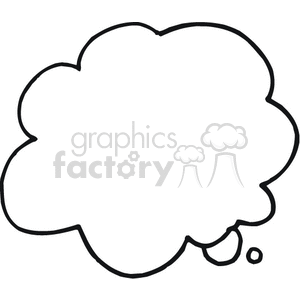 Thought bubble 6 clipart. Royalty-free image # 375067