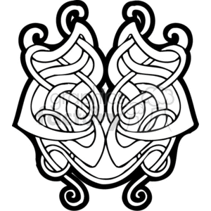 celtic design 0033w clipart. Royalty-free image # 376851