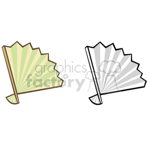 Hand fans animation. Royalty-free animation # 377023