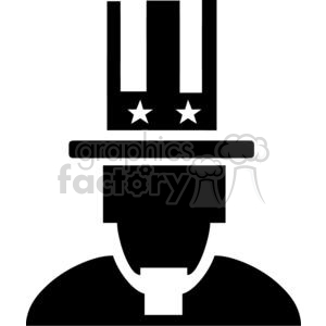 Uncle Sam Stars and Stripes clipart. Royalty-free image # 379793