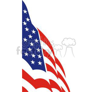 USA Flag clipart. Royalty-free image # 379863