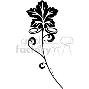24-flowers-bw clipart. Royalty-free image # 380095