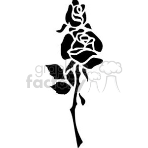 97-flowers-bw clipart. Commercial use icon # 380160
